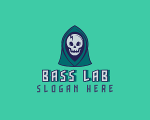 Halloween Gaming Skull logo design