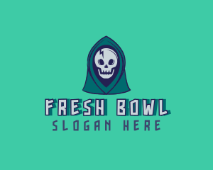 Halloween Gaming Skull logo design