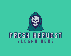 Halloween Gaming Skull logo design