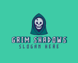 Halloween Gaming Skull logo design