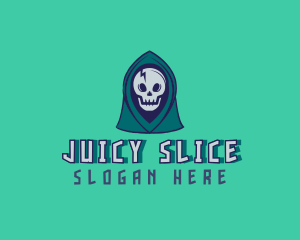 Halloween Gaming Skull logo design