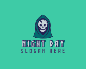 Halloween Gaming Skull logo design