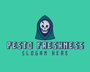 Halloween Gaming Skull logo design