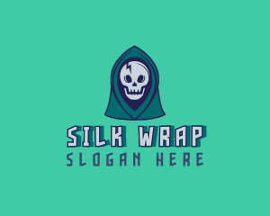 Halloween Gaming Skull logo design