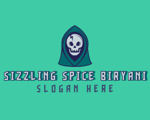 Halloween Gaming Skull logo design