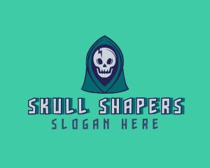 Halloween Gaming Skull logo design