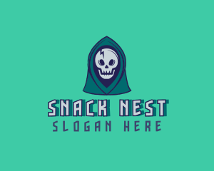 Halloween Gaming Skull logo design