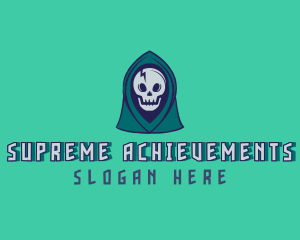 Halloween Gaming Skull logo design