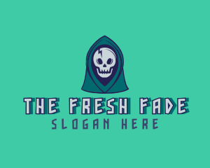 Halloween Gaming Skull logo design