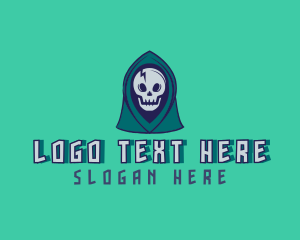Gaming - Halloween Gaming Skull logo design