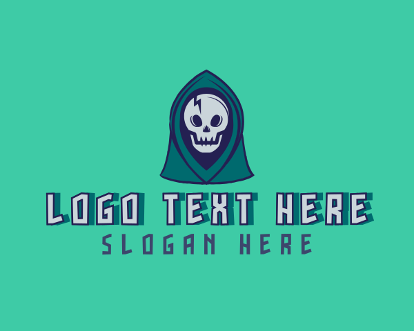 Skull logo example 1