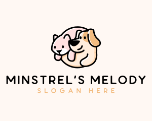 Cute Dog Cat Logo