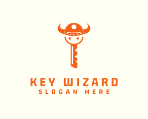 Norse Warrior Key logo design