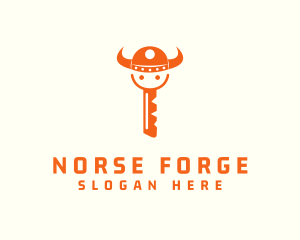 Norse Warrior Key logo design