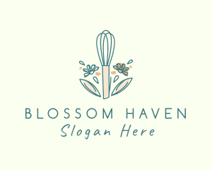 Organic Flower Whisk  logo