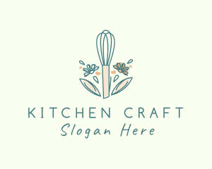 Organic Flower Whisk  logo