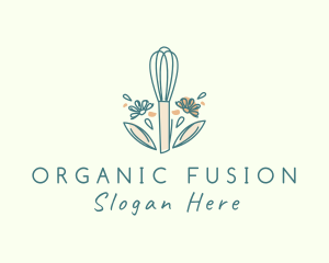 Organic Flower Whisk  logo