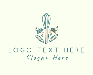 Organic - Organic Flower Whisk logo design