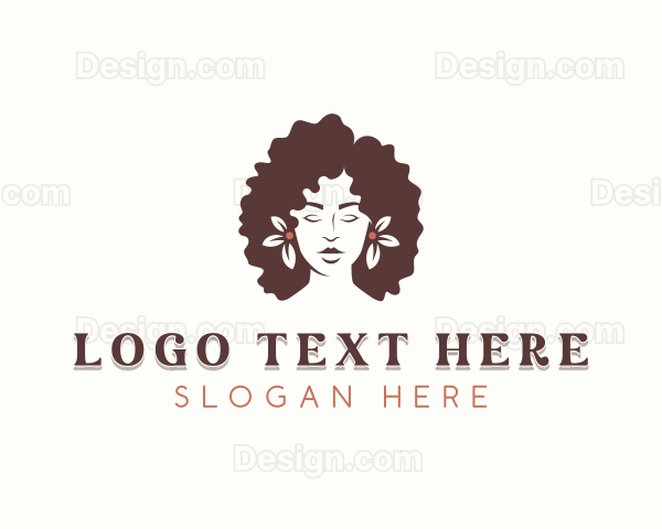 Hairdresser Salon Woman Logo