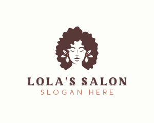 Hairdresser Salon Woman logo design