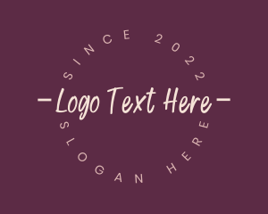 Circle Handwritten Business logo