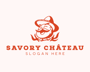 Mexican Restaurant Chef logo design