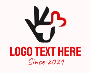 Heart Hand Gesture  logo