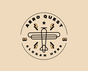 Airplane Flight Aviation logo