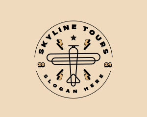 Airplane Flight Aviation logo