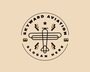 Airplane Flight Aviation logo