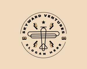 Airplane Flight Aviation logo