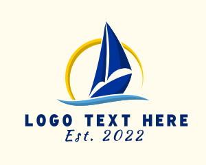 Yacht Boat Sailing logo