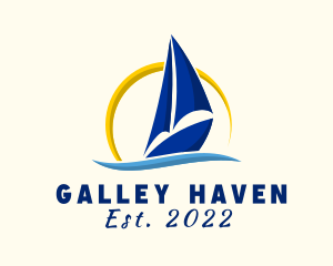 Yacht Boat Sailing logo