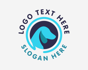 Minimalist Pet Dog logo