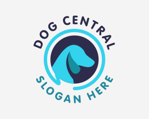 Minimalist Pet Dog logo design