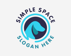 Minimalist Pet Dog logo design