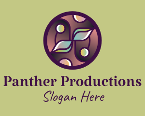 Organic Products Emblem  logo design