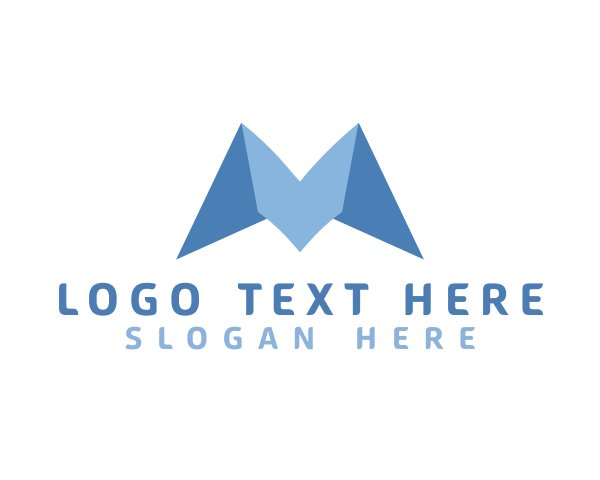 Folding logo example 4