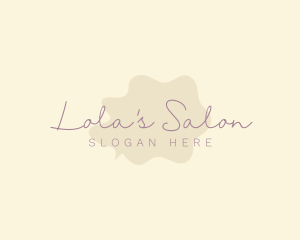 Beauty Minimalist Salon logo design