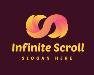 Fiery Infinite Sign logo design