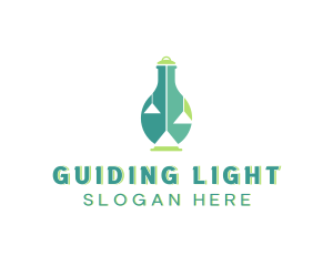 Lamp Shade Bulb logo design