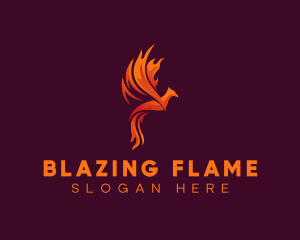 Phoenix Fire Bird  logo design