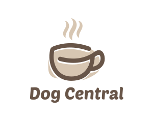 Hot Coffee Cup logo design