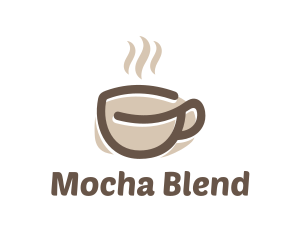 Hot Coffee Cup logo design