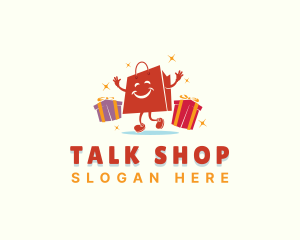 Gift Shopping Bag logo design