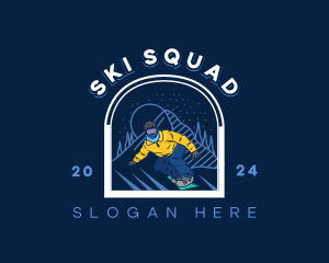 Mountain Snowboarding Sports logo