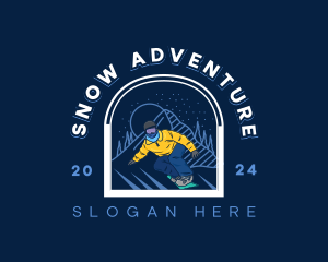 Mountain Snowboarding Sports logo