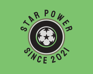 Star Soccer Ball logo design