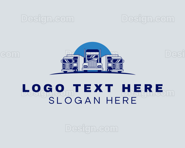 Freight Truck Logistics Logo