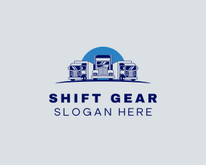 Freight Truck Logistics Logo